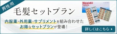 男性用毛髪セットプラン